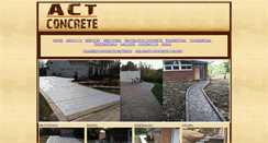 Desktop Screenshot of actconcrete.com